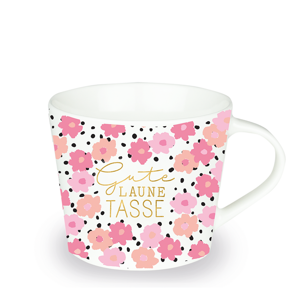 Goldtasse Gute Laune Tasse