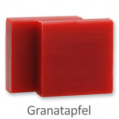Schafmilchseife Granatapfel Quadrat 35g