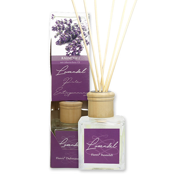 Raumduft 100ml mit Stäbchen Lavendel