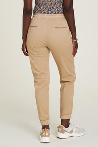 Jogger aus Twill sandy 36