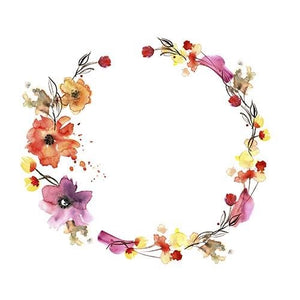Serviette Blumenkranz
