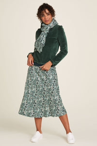 Farbenfroher Midirock paisley-flower 36