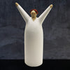 Keramik- Figur "Freudenmädchen" weiß Susanne Boerner