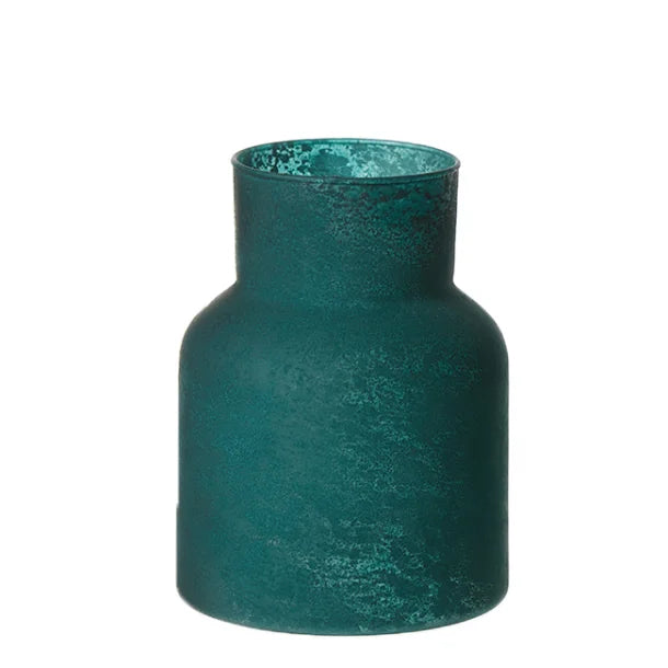 Vase Palma jar dunkelgrün klein