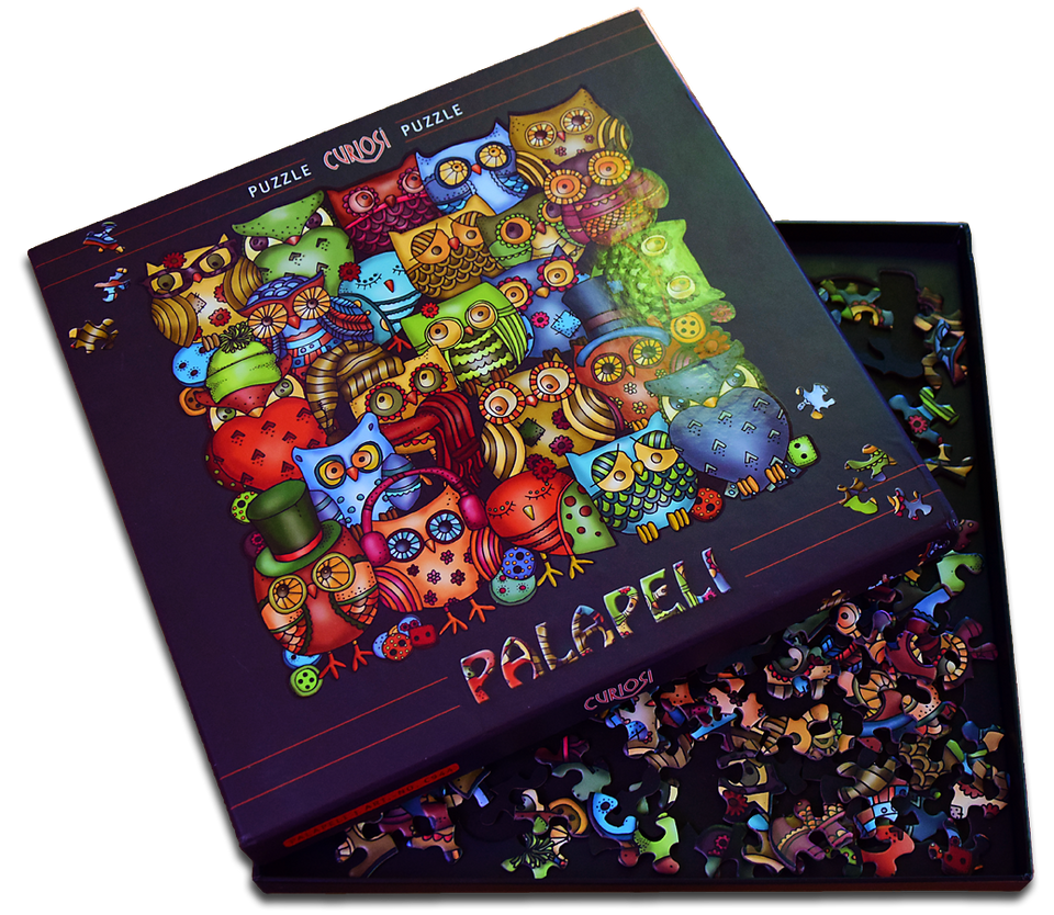 Puzzle Palapeli Eulen, Bärenpresse