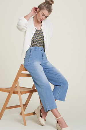 Jeans aus Bio-Denim summer-indigo 44