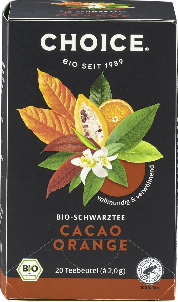 Cacao Orange Schwarztee, Yogi Tea