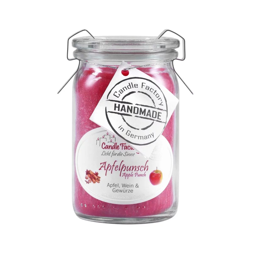 Apfelpunsch - Baby Jumbo Duftkerze im Weckglas