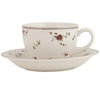 Tasse mit Untertasse, Rosen