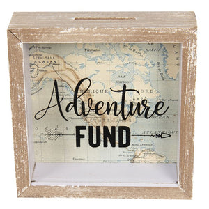 Spardose Adventure Fund 15x5x15cm