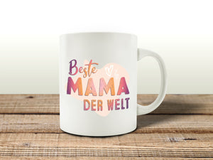 TASSE Kaffeebecher - Beste MAMA der Welt - Lieblingstasse Geschenk für Mütter